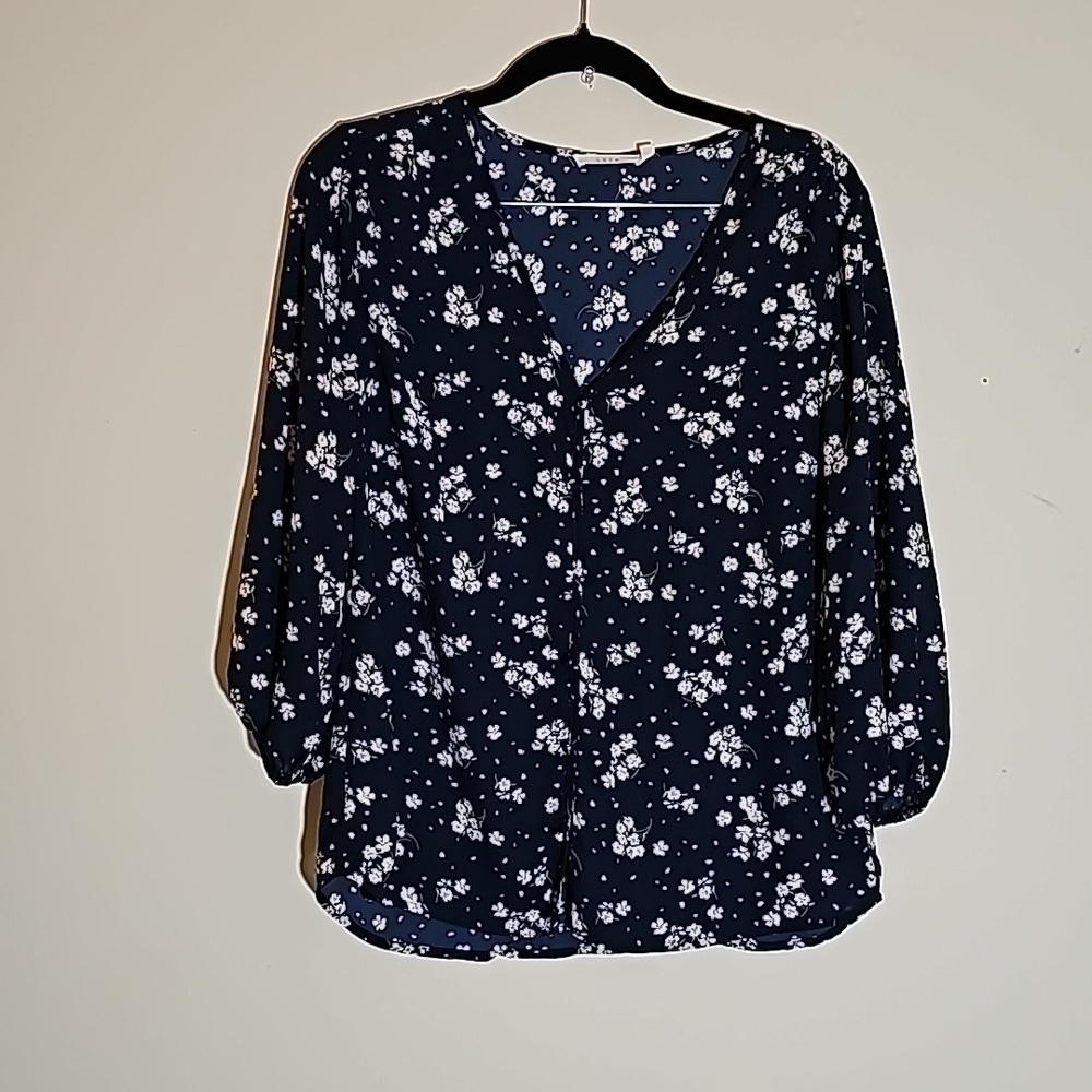 Lush Women's Long Sleeves Floral Top Size S